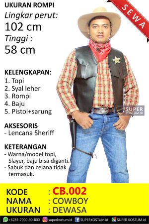 CB.002 Cowboy - Stok: 1