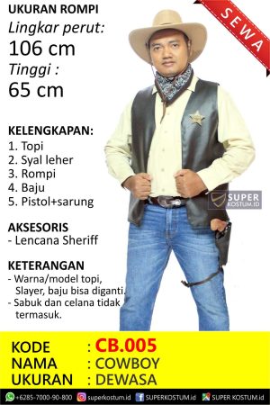 CB.005 Cowboy - Stok: 1