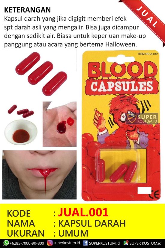 JUAL.001 Kapsul Darah - Stok: 0
