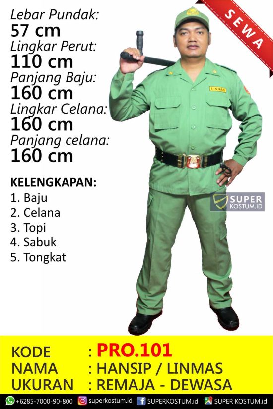 PRO.101 Hansip/Linmas - Stok: 1