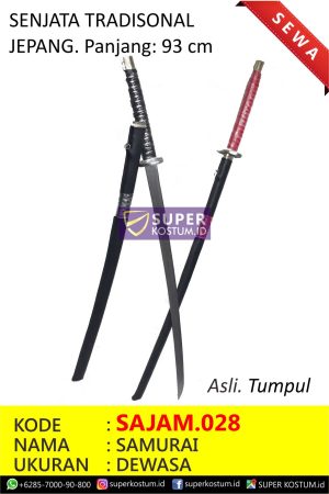 Pedang Samurai - Stok: 2