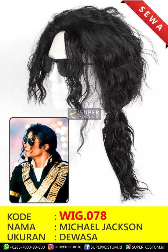 WIG.078 Michael Jackson - Stok: 1