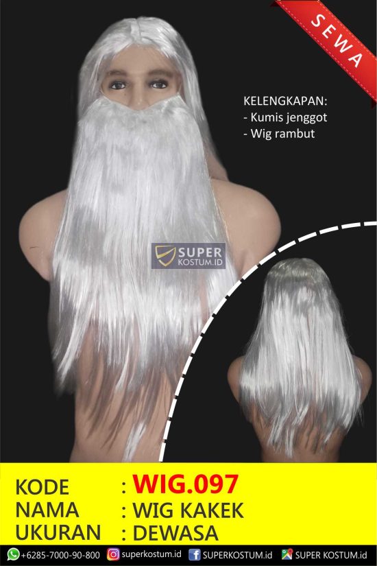 WIG.097 Kakek - Stok: 1