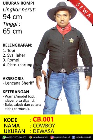 CB.001 Cowboy - Stok: 1