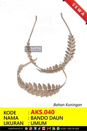 AKS.040 Bando Daun - Stok: 2