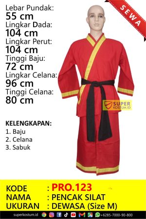 PRO.123 Pencak Silat - Stok: 1