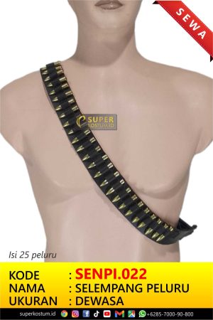 SENPI.022 Selempang Peluru - Stok: 2