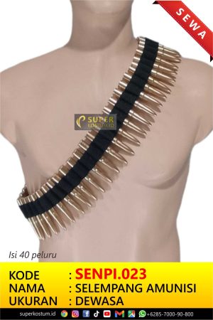 Selempang Peluru – Stok: 1