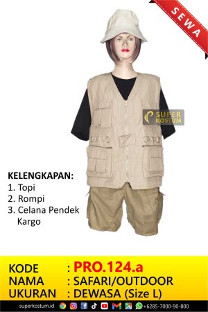 PRO.124 Pakaian Outdoor - Stok: 1