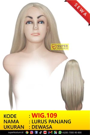 WIG.109 - Lurus Panjang - Stok 1