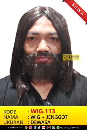 WIG.113 Wig+Jenggot - Stok 1