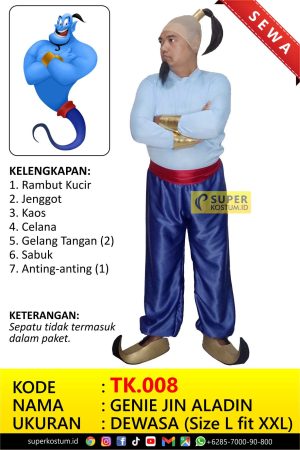 TK.008 Genie Jin Aladdin - Stok: 1