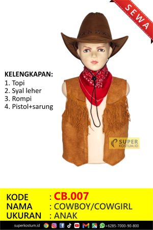 CB.007 Cowboy - Stok: 3