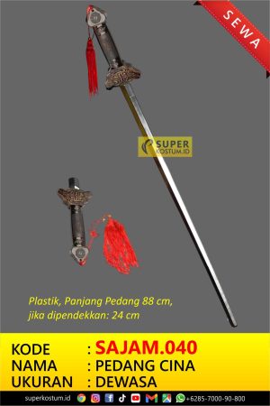 SAJAM.040 Pedang Cina - Stok: 2