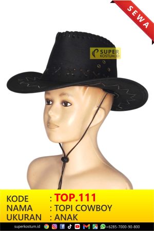 TOP.111 Topi Cowboy - Stok: 1