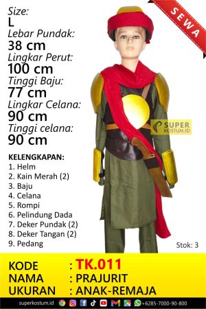 TK.011 Prajurit Muslimin - Stok: 3